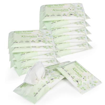 China Daily Life Cleaning Products 100% Hot New Biodegradable Organic Bamboo Baby Wet Wipes For Babies Ladies Maternity for sale