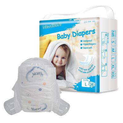 China Printed Baby Ultra Soft Cottony Pampering Disposable Sleepy Diaper Made in China for sale