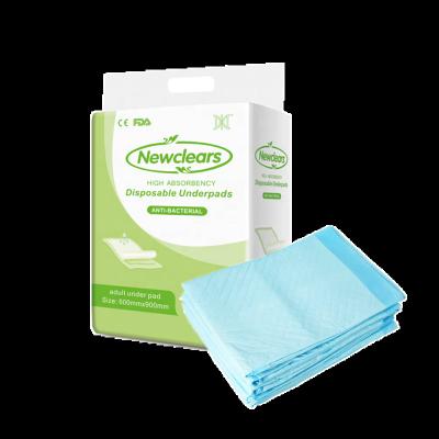 China Super High Absorbency Plain Weave Disposable Adult Under Bed Pads For Incontinence People for sale