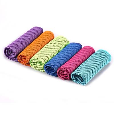 China Hot Selling Customized Logo Design PVC Bag Microfiber QUICK DRY Packaging Cooling Towel for sale