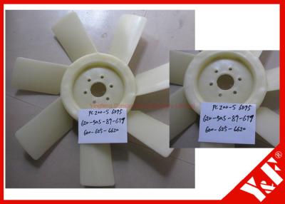 China 6D95 Engine Cooling Fan Blade 600-625-6620 PC200-5 for Komatsu Excavator Spare Parts for sale