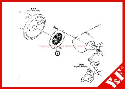 China El excavador modificado para requisitos particulares de KOMATSU parte PC200-6 el motor del apagador 20Y-01-11112 6D102 en venta