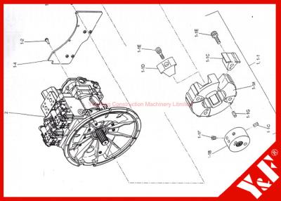 China 2418R660S001 Kobelco Excavator Parts fix Kobelco SK460-8 Excavator for sale