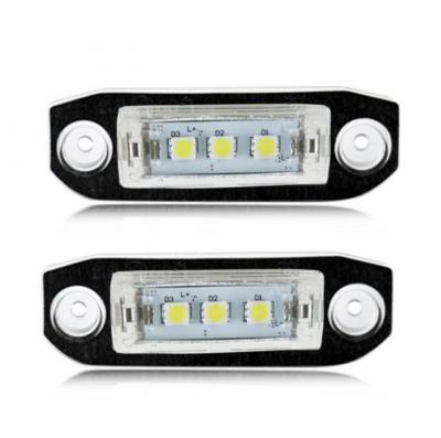 China Aluminum+Super Bright PC LED Number License Plate Light For Volvo S80 XC90 S40 V60 XC60 S60 C70 V50 XC70 V70 for sale