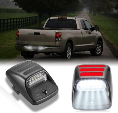 China Aluminum + Red PC LED License Plate Light Lamp Compatible With 2005-2015 Toyota Tacoma 2000-2013 Toyota Tundra for sale