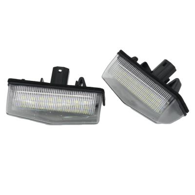 China Aluminum+PC Led License Plate Lights For Toyota MATRIX AZE14 PRIUS ZVW30 RAV4 VENZA GGV1 For Lexus IS300 for sale