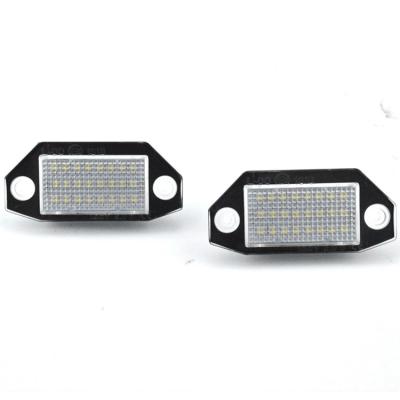 China Aluminum+PC Car Best Selling License Number LED Number Plate Lights Lamps For Ford Mondeo MKIII4 For Mondeo MKIII5D 2000-2007 for sale