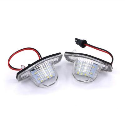 China Aluminum+PC No Error LED Number License Plate Light For HONDA Crosstour 5D CR-V 5D FR-V 5D Scan 5D HR-V 3D 5D for sale