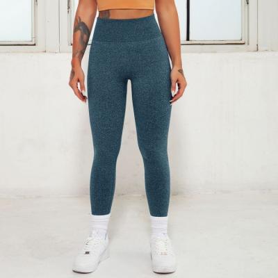 China High Border Breathable Seamless Waist Tight Hip Lift Yoga Pants Peach Hip Pants Women Sports Fitness Running Cuffs for sale