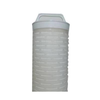 China Liquid Filtration High Purity 0.22 Micron Ptfe Membrane Pleated Filter Cartridge for sale