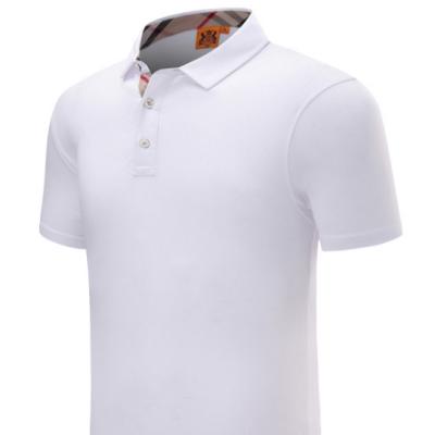 China Mulberry Silk and Cotton Anti-Shrink Good Quality Mens Womens Golf T-Shirt In Many Colors Private Label Logo for sale