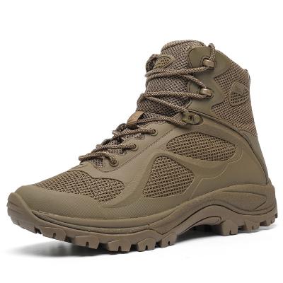 China Cushioning High Top Tactical Boots Men Shoes Waterproof Increase Shoes Outdoor Hunting Boots Mountain Shoes Man Desert Combat Military Boots for sale