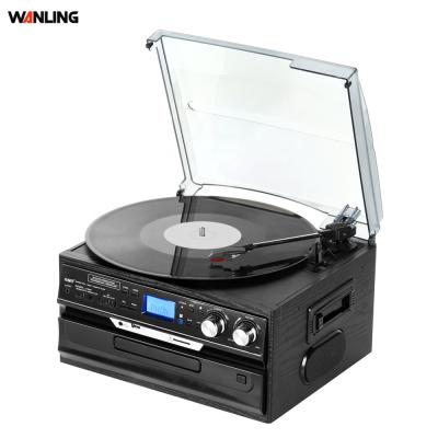 China USB+CD+ Casstee Lp Vinyl Player Retro Deck Record Player Modern Phonograph Phonograph for sale