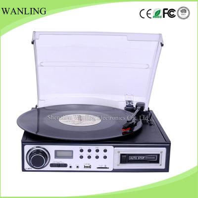 China 2017 Multiple USB+ Casstee deck newcomer lp turntable recording usb, sd cassette player for sale for sale