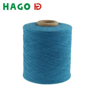 China Sustainable Nm5 Regenerated Cotton / Polyester Blend Stock Yarn Lot For Weaving Blanket for sale