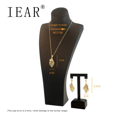 China Other IEAR Wholesale Price Women Jewelry Set 18k Gold Plated Dubai Jewelry Sets Jewelry for sale