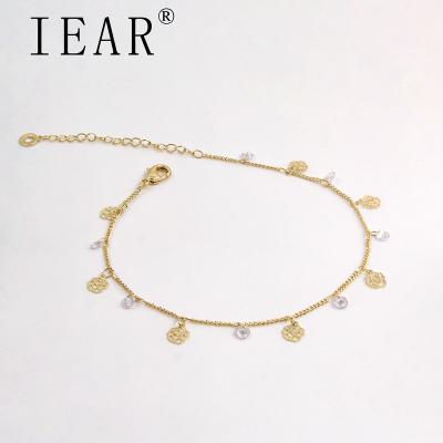 China IEAR Ankle Chains Bracelet Fashionable Adjustable Chain Anklet Bracelet For Women for sale