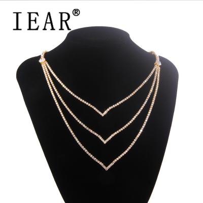 China Hiphop IEAR Size Class Gold Chain Necklace Unique Unique African Necklaces Fashion Chain Jewelery for sale