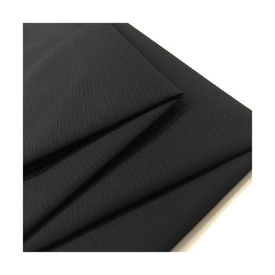 China Polyester Vertical Stripes T400 Twill Jacket Tear-Resistant Fabric For Garment for sale