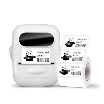 China Black And White Universal Label Printer Connected With Cellphone Barcode Label Printer Label Printer Machine for sale