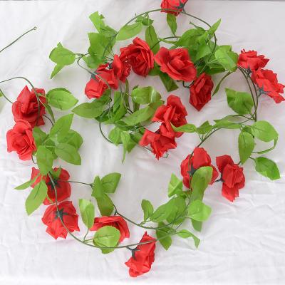 China Wholesale Artificial Vines Eco - Friendly Hanging Artificial Plants Flower Vines For Decorative Flower Garlands for sale