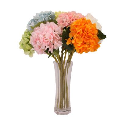 China Natural Home Silk Flowers Hydrangea Artificial Flower Decoration Wedding Touch Hydrangea for sale