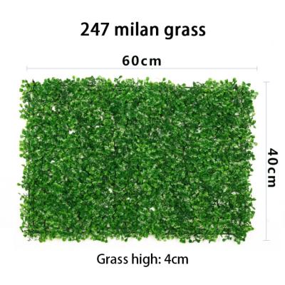 China Factory Hot Selling Artificial Grass 2021 Eco-friendly Material Faux Artificial Grass Wall For Garden Decor And Wedding Decoration for sale