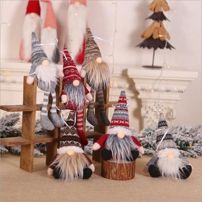 China Eco-friendly factory wholesale creative sitting forest doll Christmas tree doll Christmas tree decoration for Christmas table decor for sale