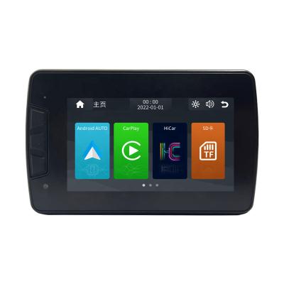 China Waterproof 5.0 Inch Screen Motorbike Car Game Scooter Wireless CarPlay Android Auto Universal Universal for sale