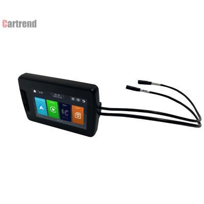 China 4.3 inch screen motorcycle auto dash android waterproof carplay navigation for Layar Interkoneksi Lokomotif Universal Motorcycle for sale