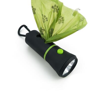 China Viable Custom Printed Biodegradable Dog Accessories Holder LED Dog Waste Bag Dispenser for sale