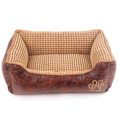 China Wholesale Waterproof Pet Beds and Comfortable Washable Accessories Luxury Large Bed Pet Beds for Cat Dog for sale