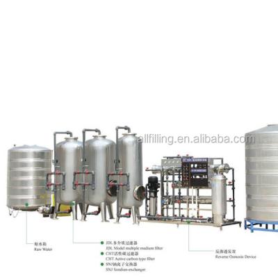 China Hotels RO or UF Drinking Water Treatment Equipment/Mineral Pure Plant/SUS304 Processing Line for sale