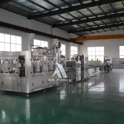 China automatic food sparkling water bottling production line/plastic bottle drinking water filling machine for sale