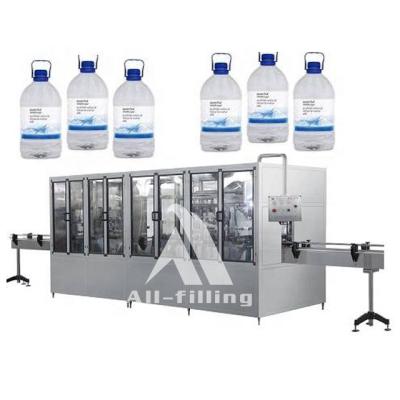 China Food Small Mini Linear Filling Machine for 5-10L Mineral Drinking Water for sale