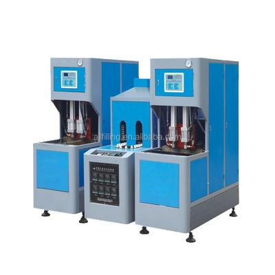 China Manual 0.2-2L Bottle Plastic Bottles Blowing Machine 2 Cavity Pet Blowing Machine for sale