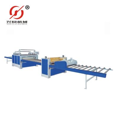 China machinery & Xingyuan Hardware Gluing Paper On MDF Water Based Cold Glue Laminating Machine for sale