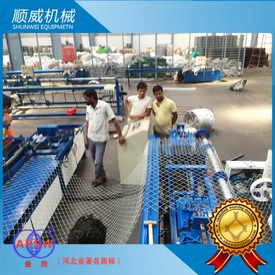 China Barbed Wire Fencing Machine 0.5m - 4m Weaving Breadth PLC Control for sale