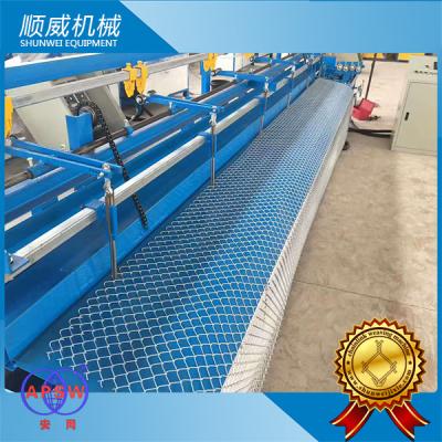 China Chain Link Fence Weaving Machine Human-computer Operation Interface for sale