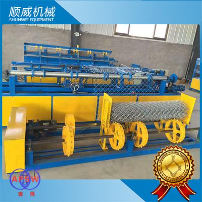 China 3m Hot Dip Wire Material Chain Link Wire Machine  ISO9001 Certification for sale