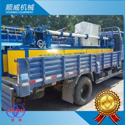 China PVC Wire Full Automatic Chain Link Fence Machine Φ1.4mm - Φ4.5mm Weaving Diameter for sale