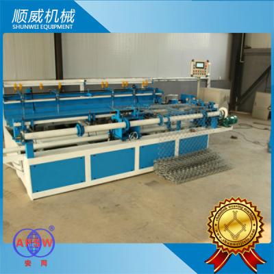 China 4m Length Single Wire Chain Link Fence Making Machine ISO9001 Certification for sale