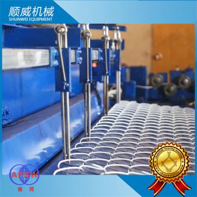 China Fully Automatic Chain Link Fence Machine PCL Control 3m Weaving Breadth for sale