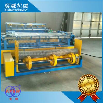 China Chain Link Wire Machine Weaving Diameter 1.4mm - 5.0mm , Chain Link Fence Equipment for sale