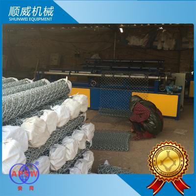 China Chain Link Fence Weaving Machine Weaving Diameter 1.4mm - 5.0mm ISO9001 Certification for sale