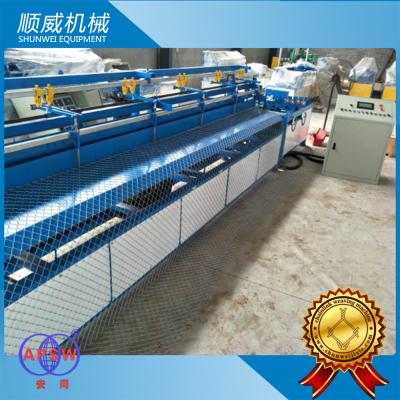 China 4.2m Width 380v Chain Link Fence Weaving Machine for road / railway / airport for sale