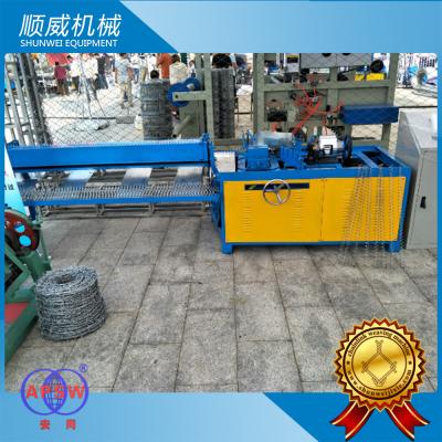 China 6m Manual  Chain Link Fencing Machine Weaving Diameter Φ2.0mm - Φ6.0mm for sale