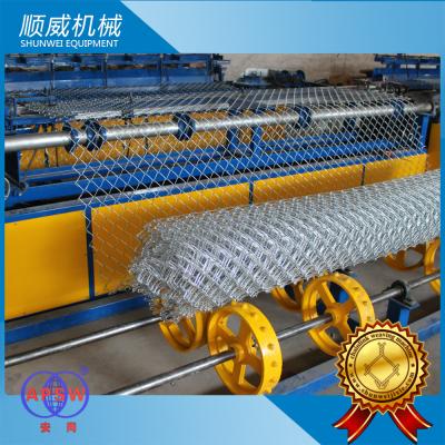 China PCL Control Chain Link Fence Weaving Machine Single Wire / Double Wire for sale