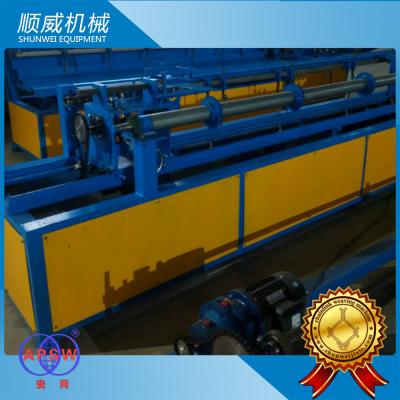 China Single Wire / Double Wire Chain Link Fence Equipment  PLC Control for sale