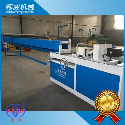 China Blue 6m Semi Automatic Chain Link Fence Machine , Weaving Breadth 0.5m - 6m for sale